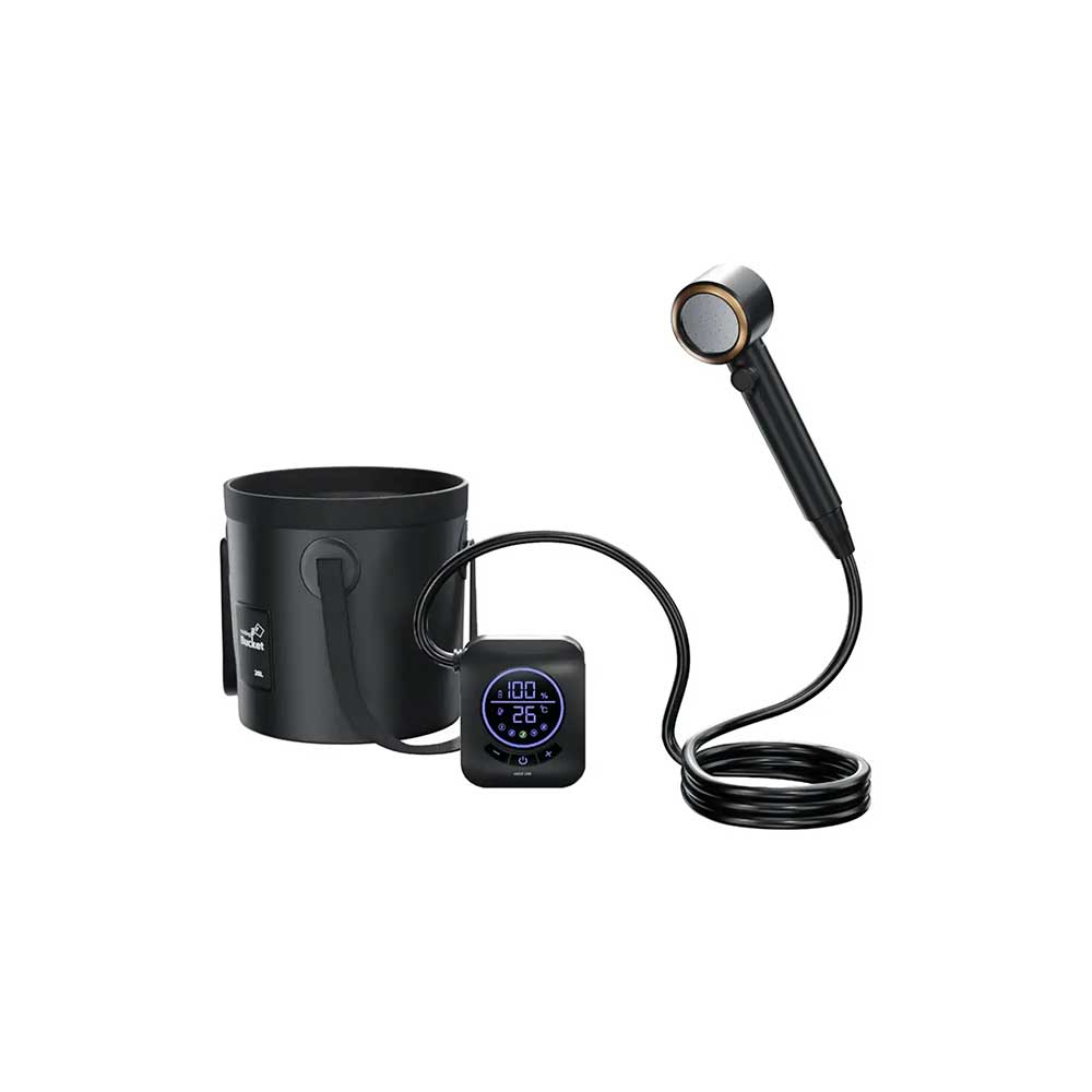 دوش کمپینگ با نمایشگر دیجیتال هوشمند گرین لاین Green Lion GNCASHWR8K Camping 8000MAH Shower 20L