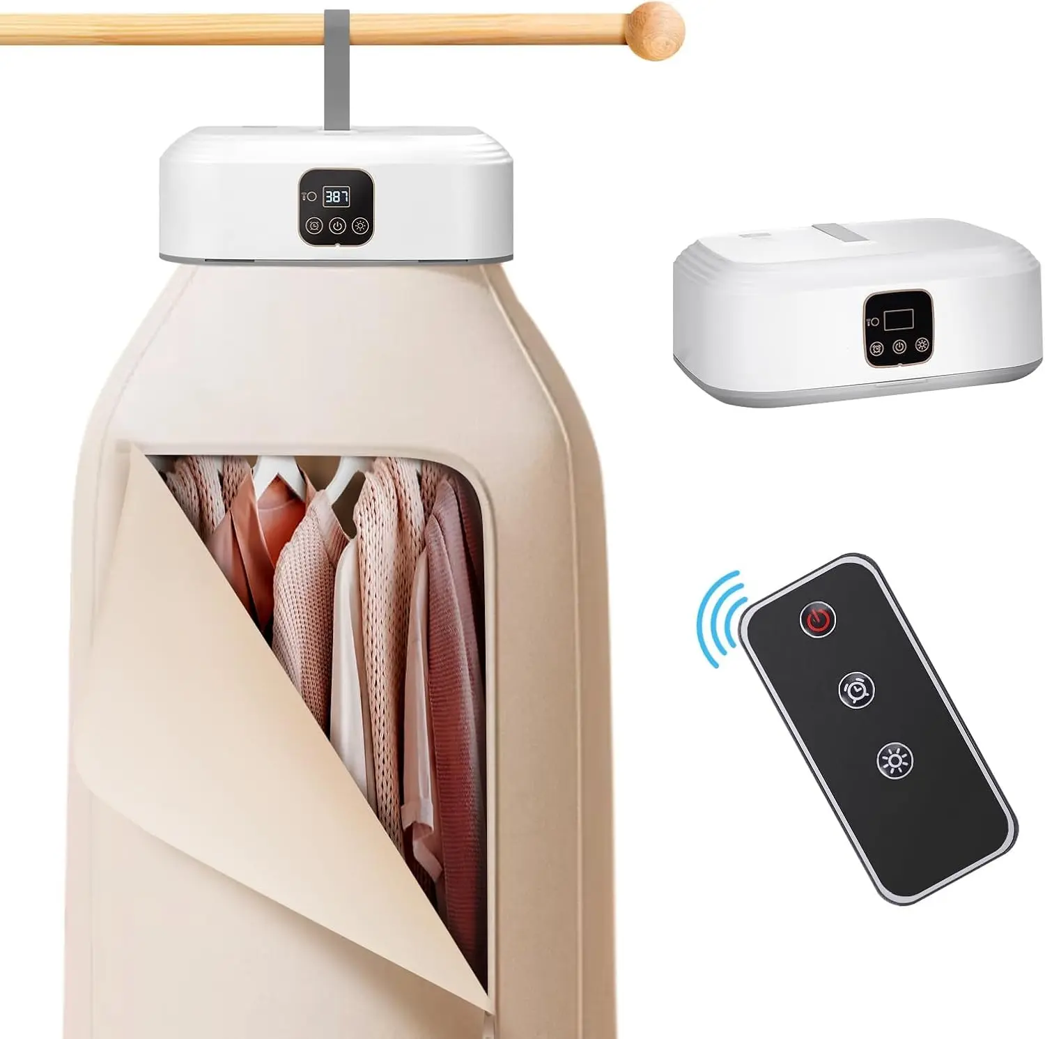 خشک کن لباس قابل حمل Generic مدل Portable Clothes Dryer