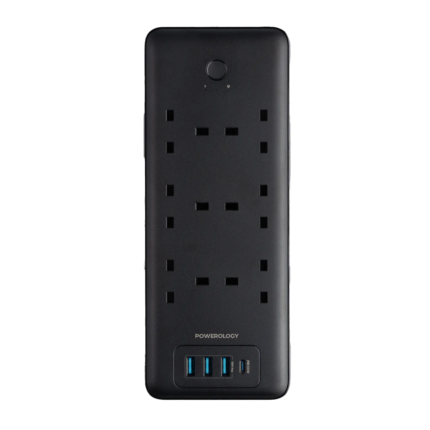 چندراهی برق هوشمند پاورولوژی مدل PWPS48W ظرفیت ۶ عدد سوکت طول کابل ۳ متر