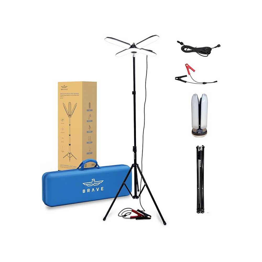 چراغ کمپینگ بریو Brave BLS-02 Brightforce Pro Series Portable Outdoor Camping Light With Adjustable Tripod