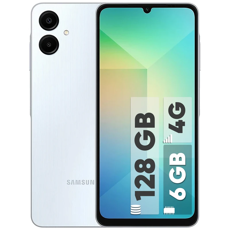 گوشی سامسونگ Galaxy A06 رجیستر‌شده دو سیم‌کارت 64 گیگابایت با رم 4 گیگابایت