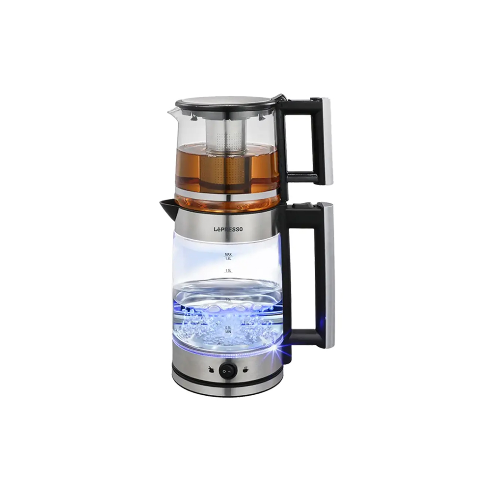 کتری لیوانی چای ترکی Lepresso LPCFFM0020 Turkish Tea Glass Kettle