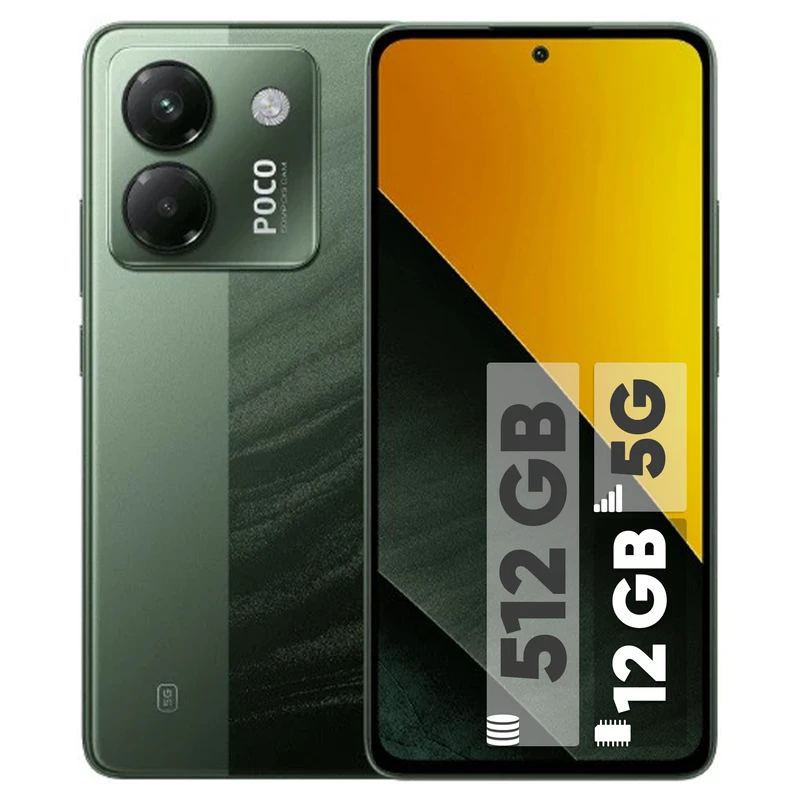گوشی شیائومی Poco M7 Pro 5G رجیسترشده دو سیم‌کارت 512 گیگابایت با رم 12 گیگابایت