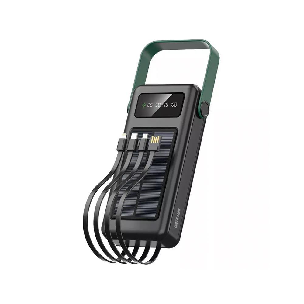 پاوربانک خورشیدی گرین لاین Green Lion GNSLRPB30K Solar Max 30000mAh Powerbank