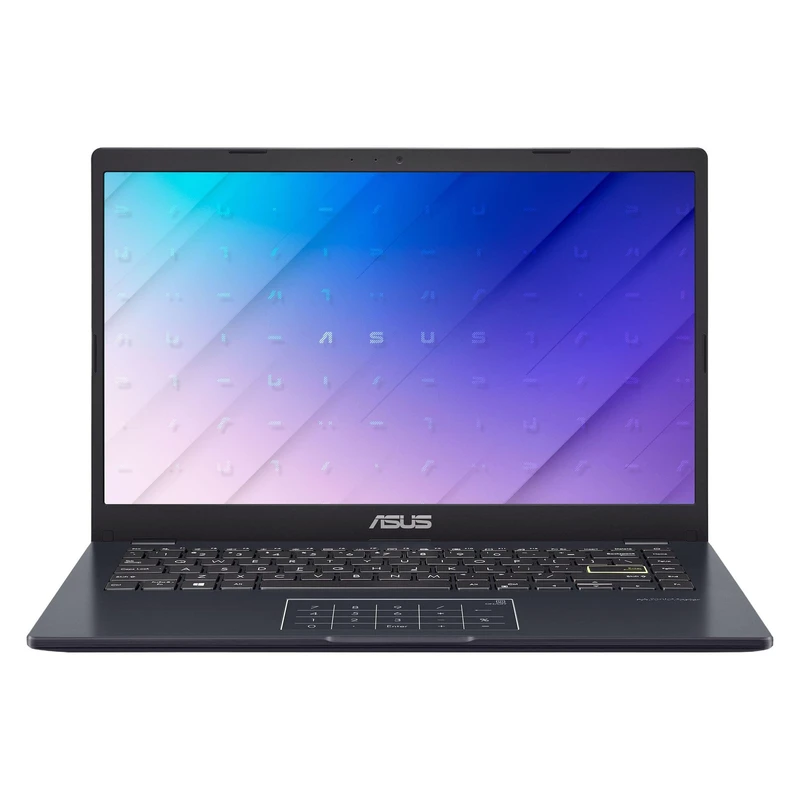لپ‌تاپ ایسوس مدل Vivobook Go 14 E410KA-CL464 با پردازنده Celeron N4500، رم DDR4 4GB با فرکانس 3200MHz، حافظه هیبریدی با ظرفیت 320GB، نمایشگر لمسی 14 اینچ TN با وضوح Full HD، دارای نامبرپد دیجیتال، سیستم‌عامل Windows، کاستوم شده