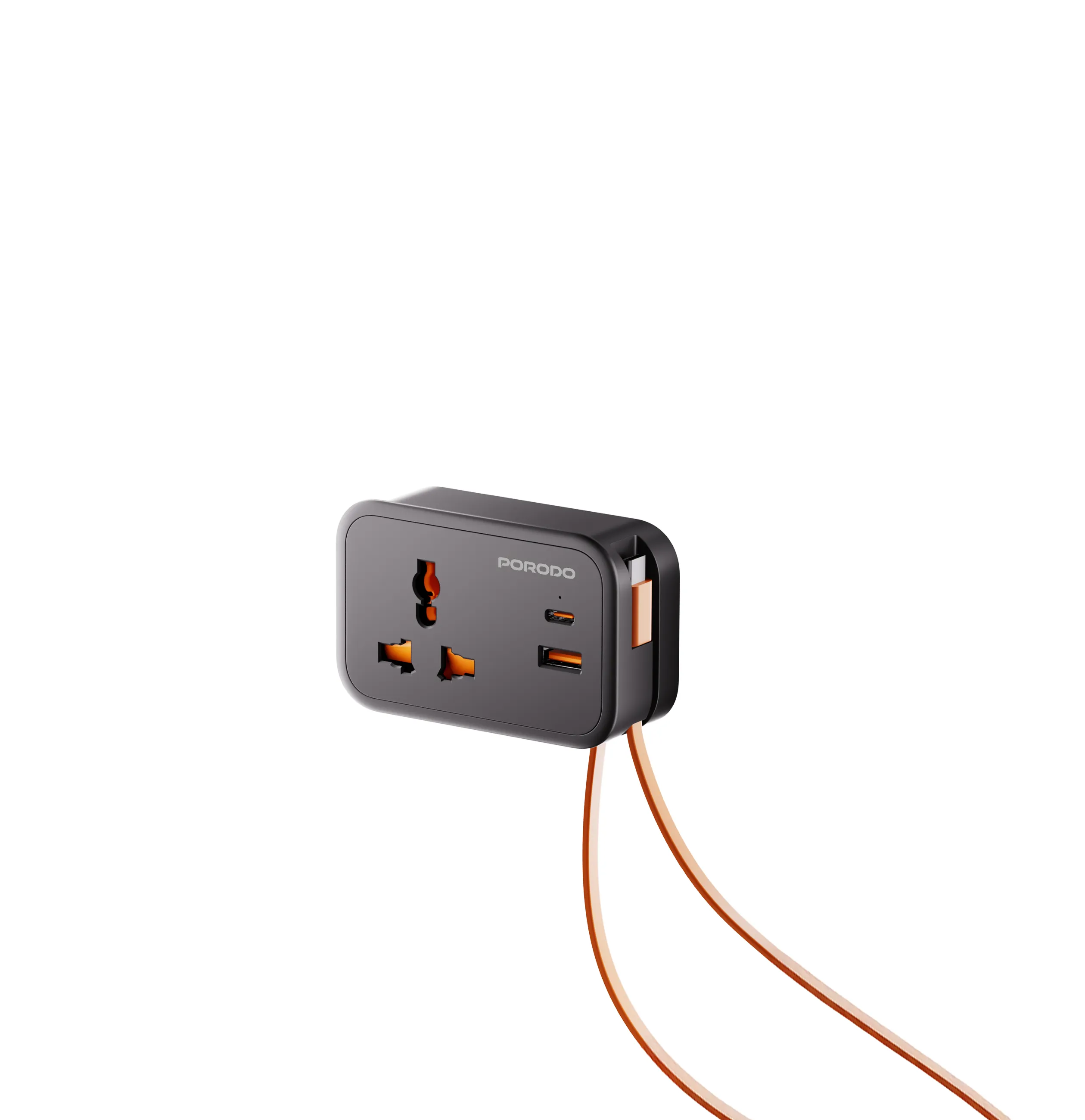 چندراهی یونیورسال پرودو مدل Porodo wall socket FWC056