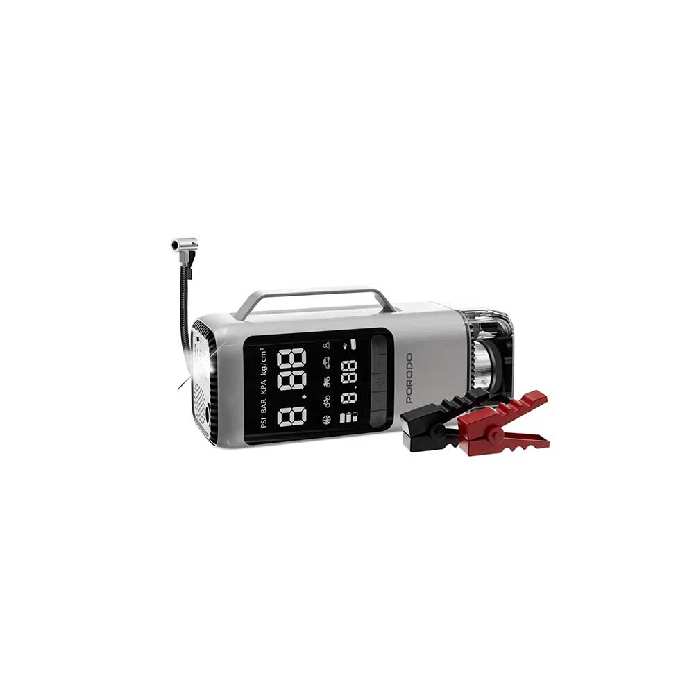 جامپ استارتر و پاور بانک و جاروی پرودو Porodo PBFCH091 Jump & Power 8000 & Vacuum