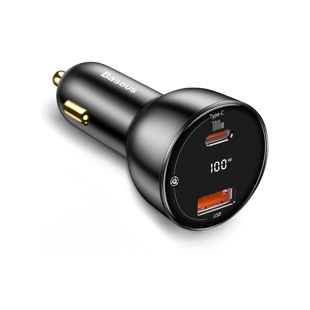 شارژر فندکی فست شارژ بیسوس Baseus Superme Digital Display PPS CCZX-01 توان 100 وات