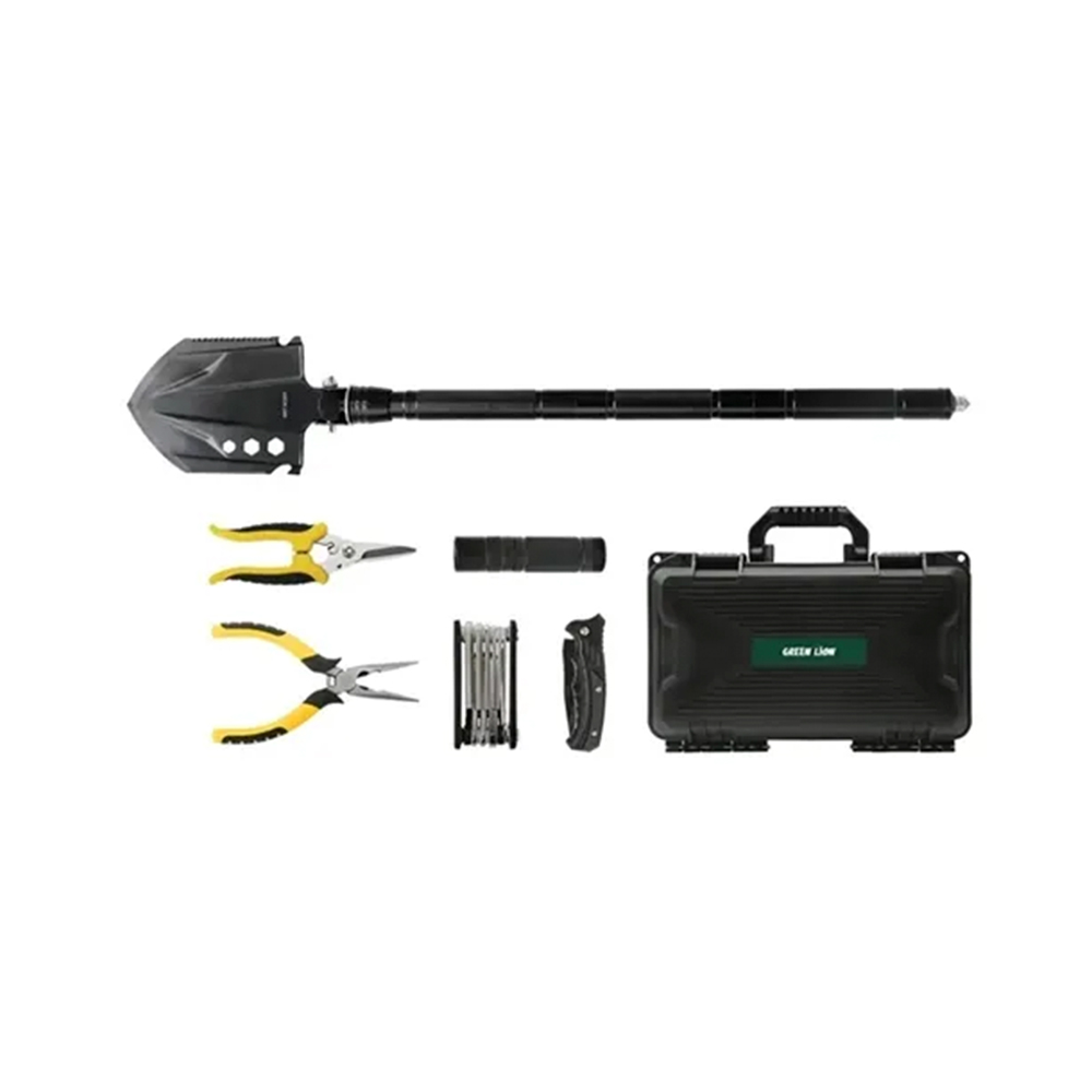 ست ابزار کمپینگ چندکاره گرین لاین Green lion GNSRX9TOOL survival X9 tool kit