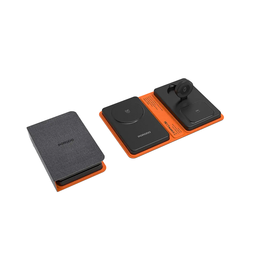 شارژر تاشو 4در1 پرودو Porodo FWCH051 charger gate fold