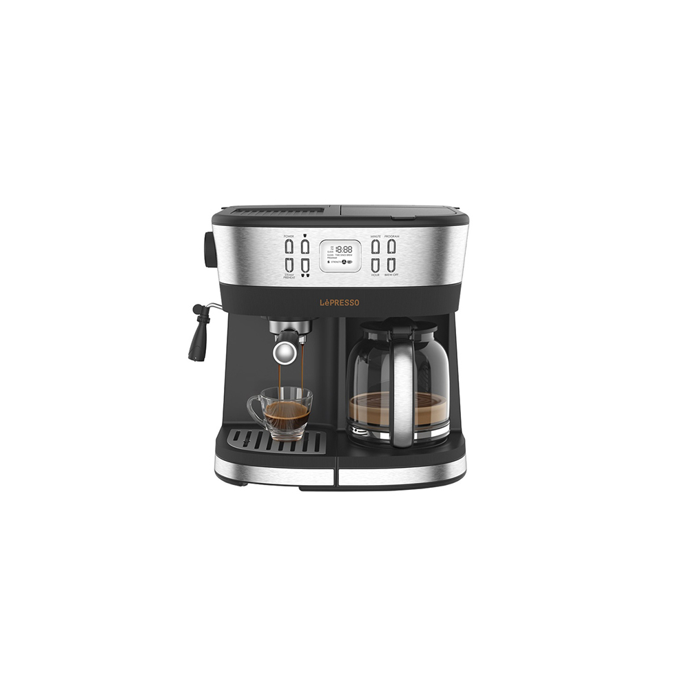 دستگاه قهوه و اسپرسوساز لپرسو Lepresso LPCFFM0002 2IN1 espresso machine