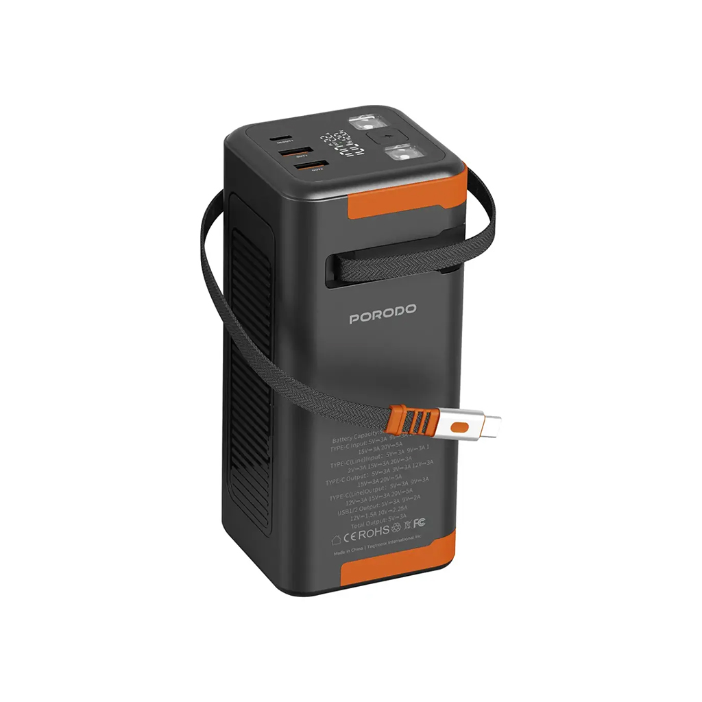 پاور بانک پرودو مدل Porodo PD-PBFCH093 Power Boost 50000mAh Power Bank PD 20W
